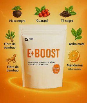 E-BOOST | ENERGIZANTE NATURAL PARA LA ENERGIA Y CONCENTRACIÓN