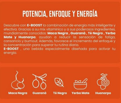 E-BOOST | ENERGIZANTE NATURAL PARA LA ENERGIA Y CONCENTRACIÓN